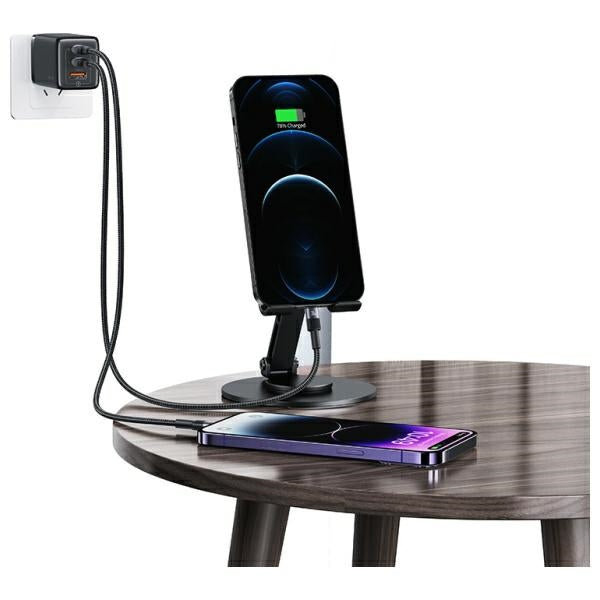 Кабел USAMS SY Series с Lightning, 30W, 1.2m, алуминиева сплав