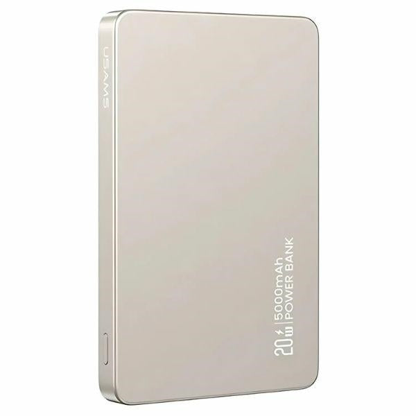 USAMS Powerbank индукционен 20W PD Fast Charge CY Series титанов (5000mAh, 5KCD23102, US-CD231)