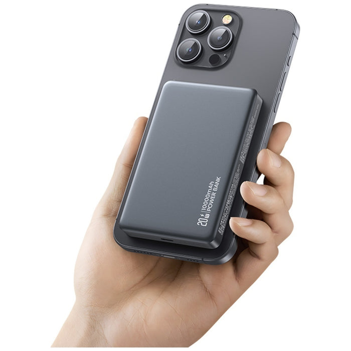 Powerbank USAMS CY Series 20W Magnetic Wireless, титаниев