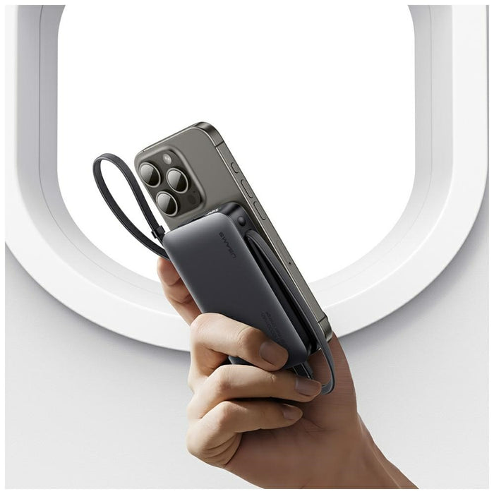 Powerbank USAMS XR Series 20W + кабел Lightning, черен