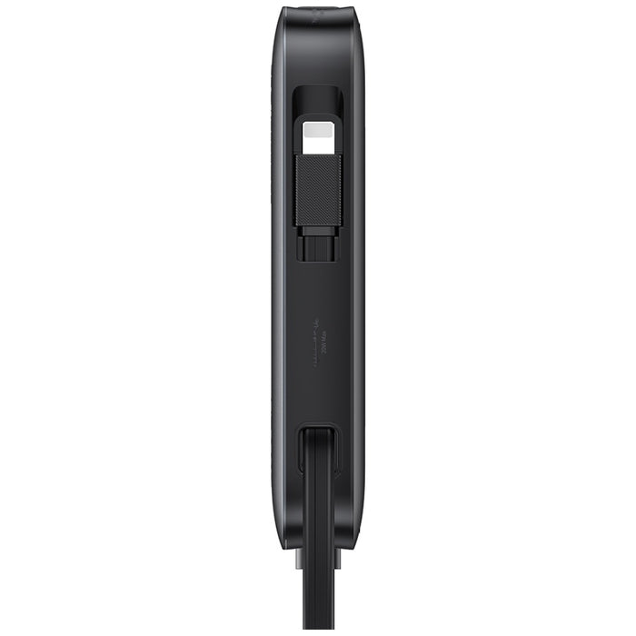Powerbank USAMS XR Series 20W + кабел Lightning, черен