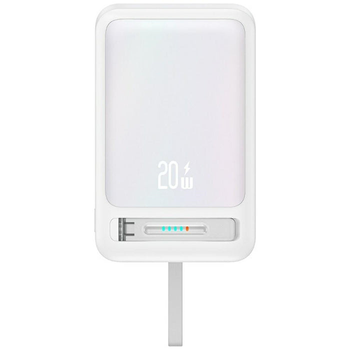 Powerbank USAMS XM Series Magnetic Wireless, бял