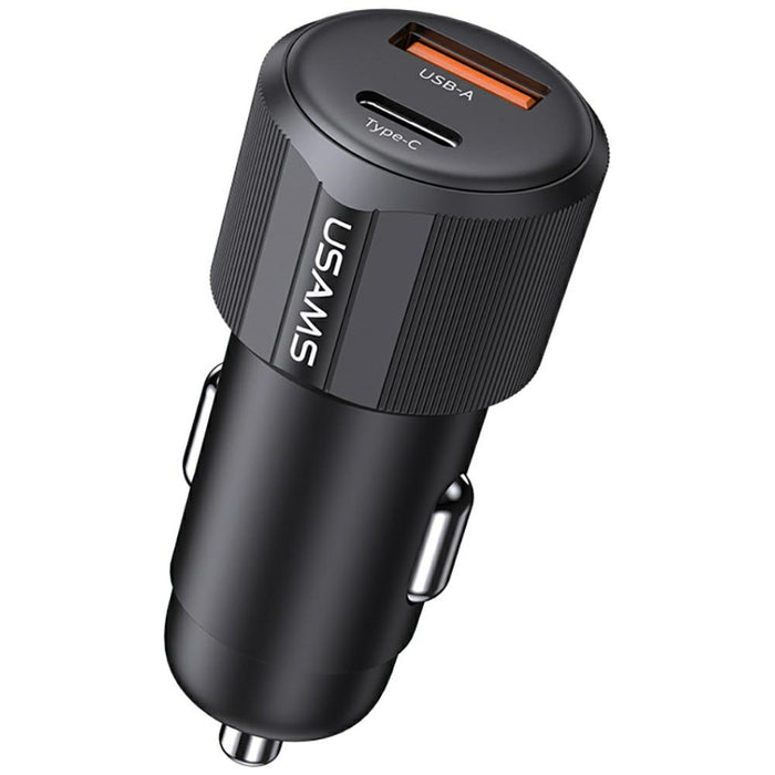 Автомобилна зарядна USAMS YT Series 60W, черна