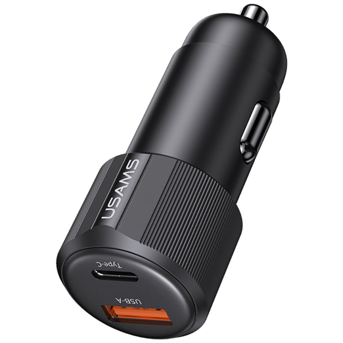 Автомобилна зарядна USAMS YT Series 60W, черна
