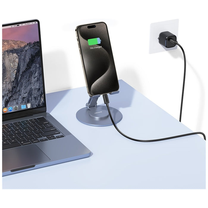 Кабел USAMS KY Series 60W за USB-C 1м, черен