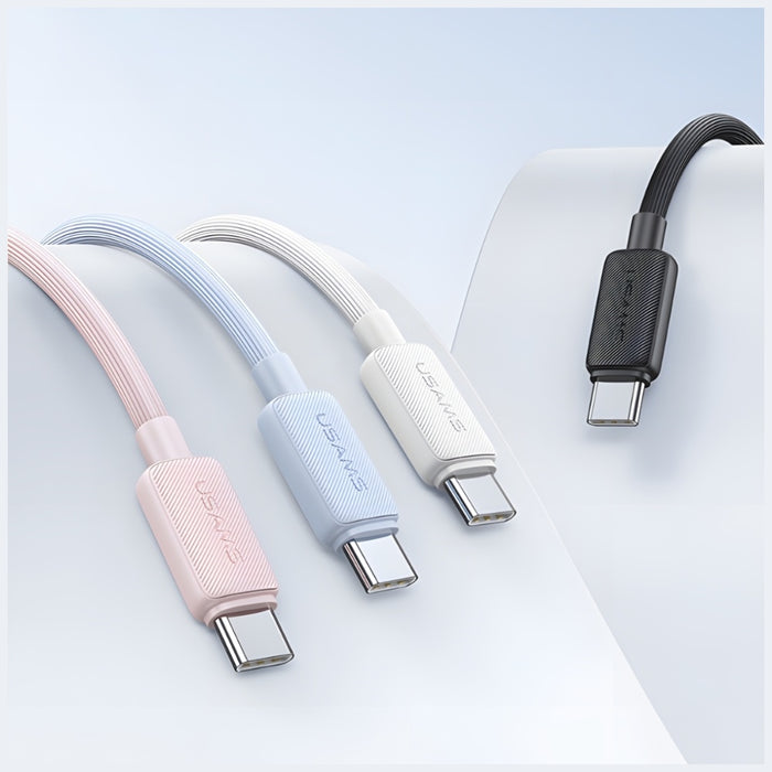 Кабел USAMS KY Series 60W за USB-C 1м, черен