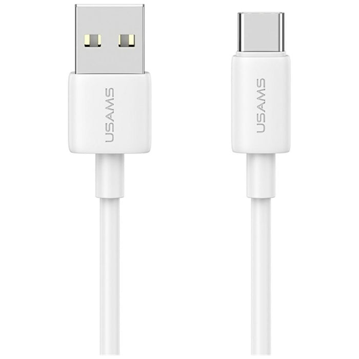 Кабел USAMS YD Series 18W 3A USB-C 1m, бял