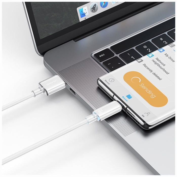 Кабел USAMS Cloud Series 6A за USB-C 1,2 m, черен
