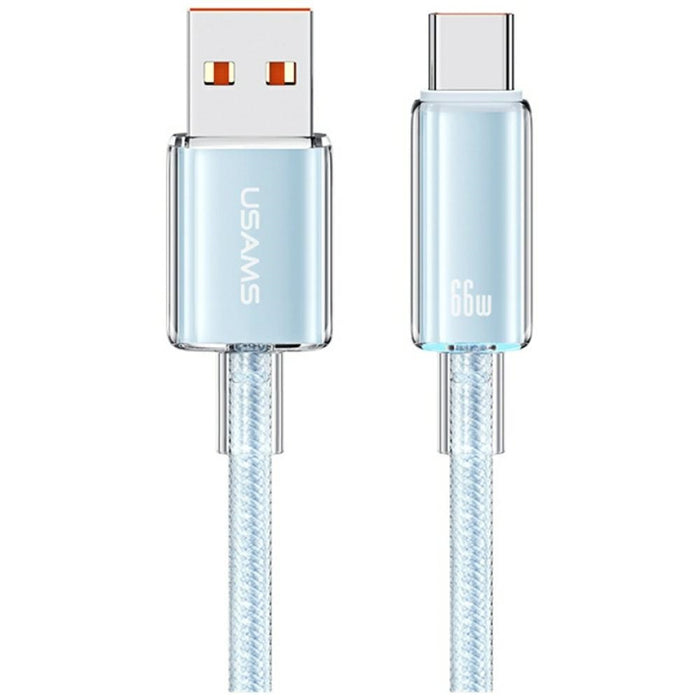 Кабел USAMS Cloud Series 6A за USB-C 1,2м, син