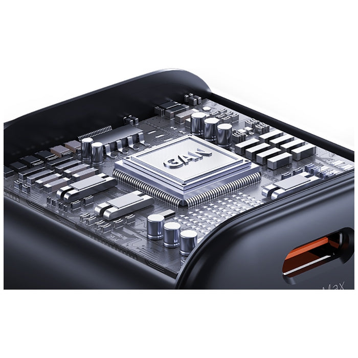 Зарядно USAMS JO Series 20W + кабел USB-C/Lightning 1m, бял
