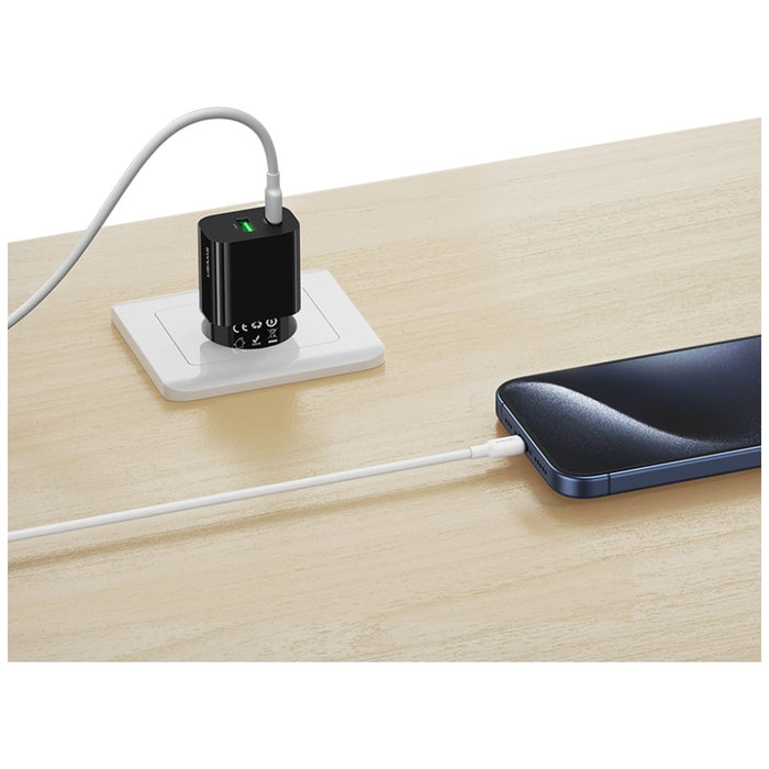 Зарядно USAMS T65 30W Fast Charging, черно
