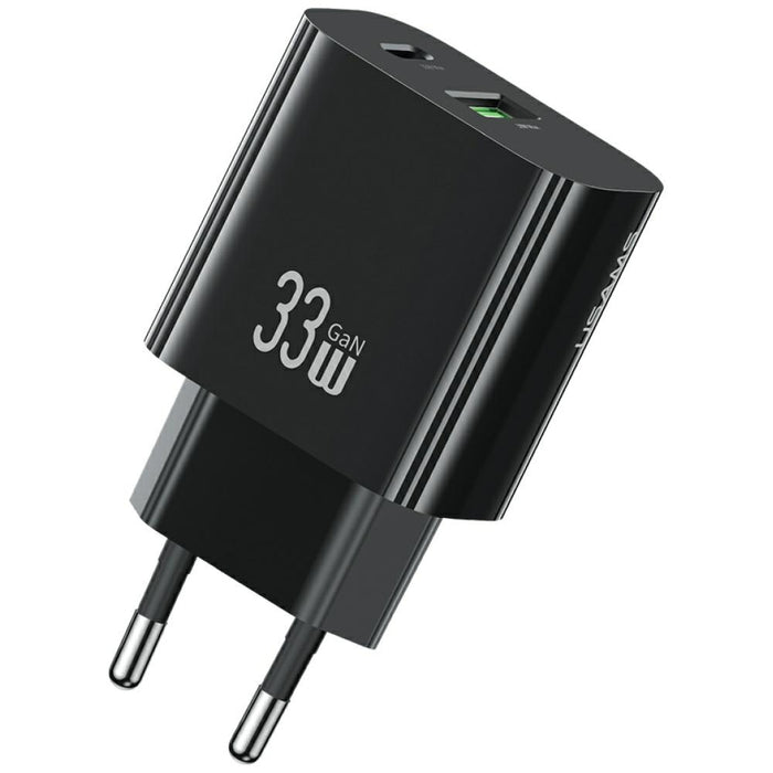 Зарядно USAMS T65 33W Fast Charging, черно
