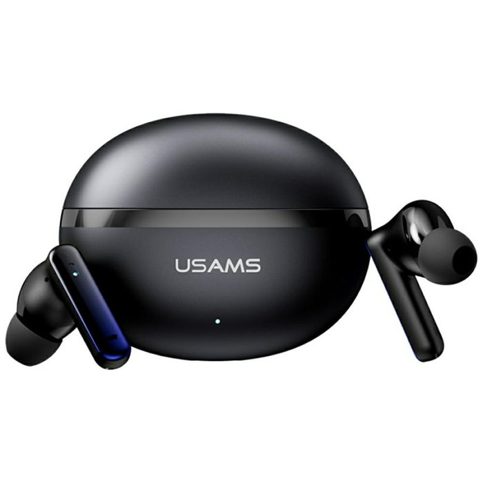 Слушалки USAMS Echo E02 TWS ANC+ENC безжични, черни
