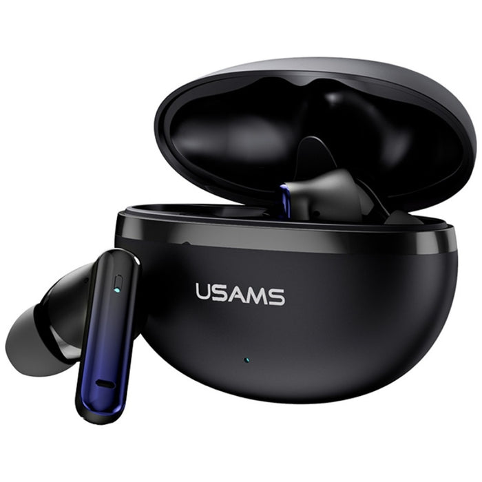 Слушалки USAMS Echo E02 TWS ANC+ENC безжични, черни