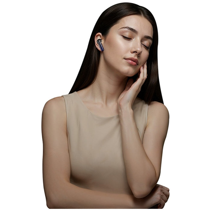 Слушалки USAMS Echo E02 TWS ANC+ENC безжични, черни