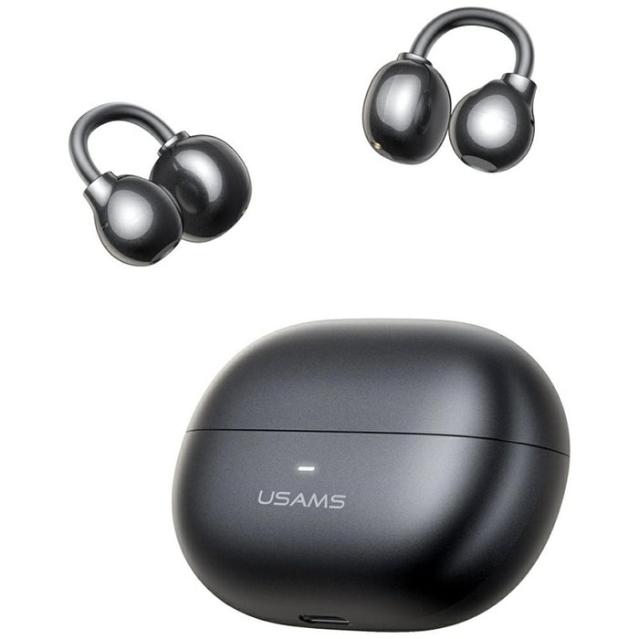 Слушалки USAMS Echo R02 Clip-on безжични, сиви