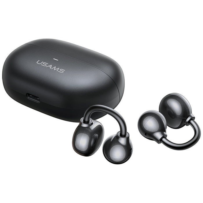Слушалки USAMS Echo R02 Clip-on безжични, сиви