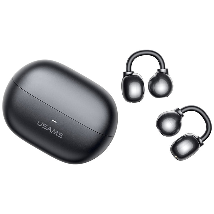 Слушалки USAMS Echo R02 Clip-on безжични, сиви