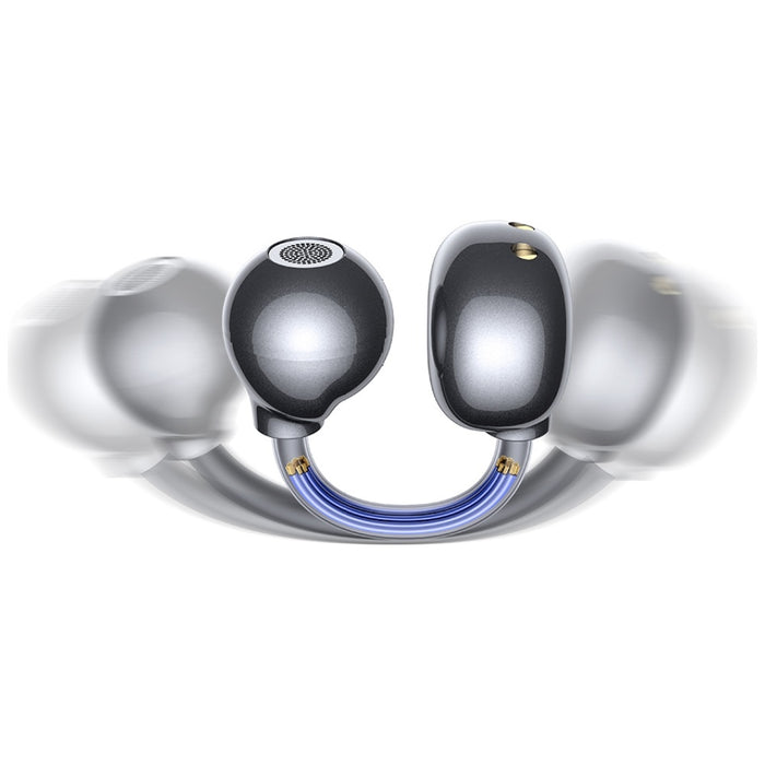 Слушалки USAMS Echo R02 Clip-on безжични, сиви