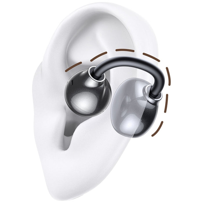 Слушалки USAMS Echo R02 Clip-on безжични, сиви