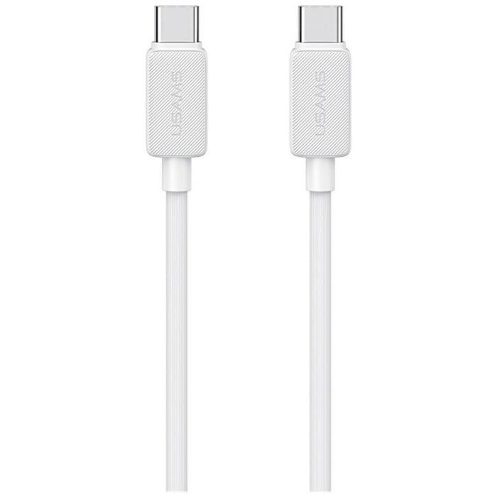 Кабел USAMS KY Series 60W за USB-C 2m, бял