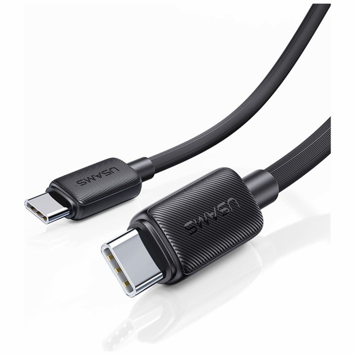 Кабел USAMS KY Series 60W за USB-C 2m, бял