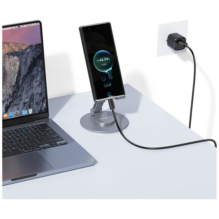 Кабел USAMS KY Series 3A за USB-A 2m, бял