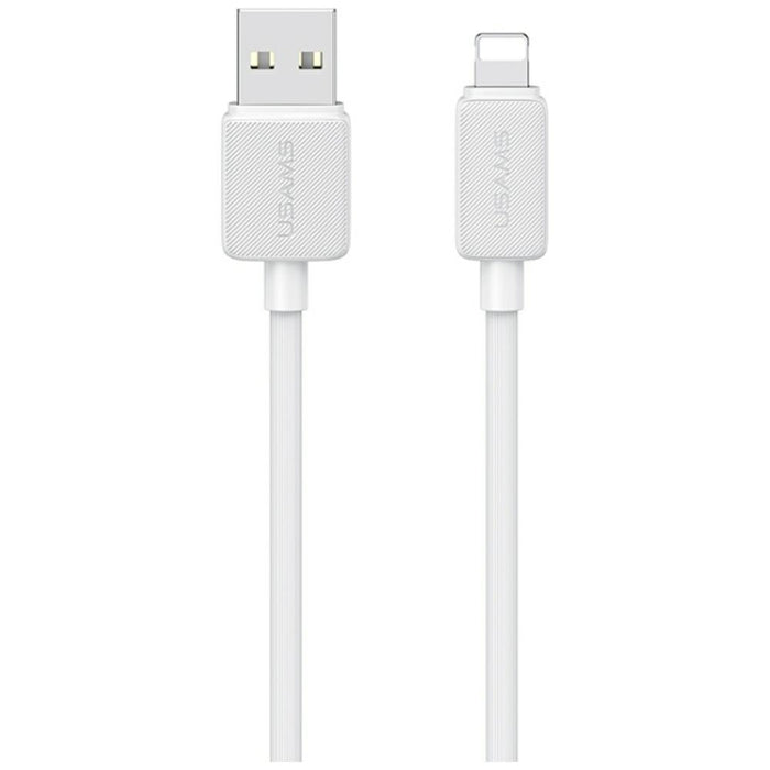 Кабел USAMS KY Series Lightning 2m, 2.4A, бял