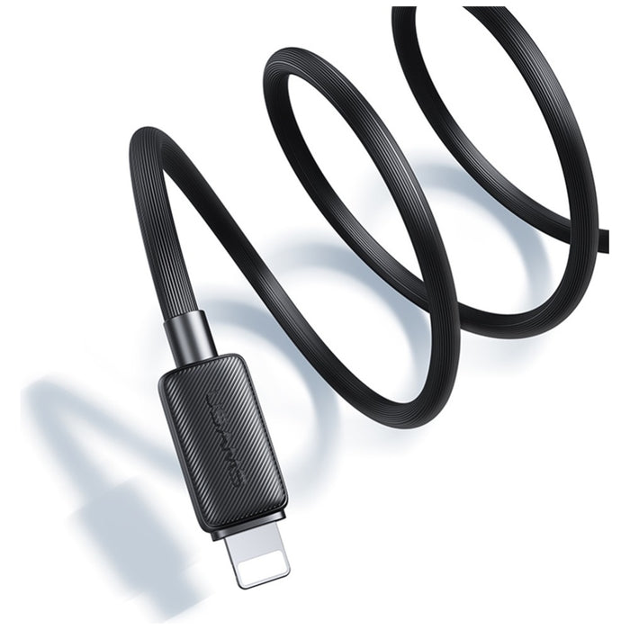 Кабел USAMS KY Series Lightning 2m, 2.4A, бял