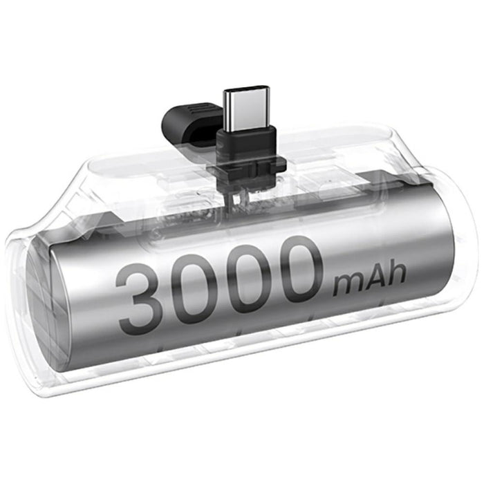 Powerbank USAMS Mini Tail Plug Portable, бежов