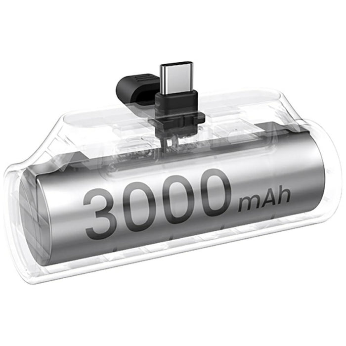 Powerbank USAMS M0 Mini Tail Plug Portable M1 M2, сребрист