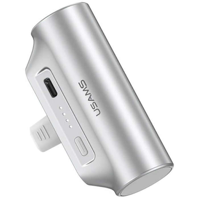 Powerbank USAMS M0 Mini Tail Plug Portable M1 M2, сребрист