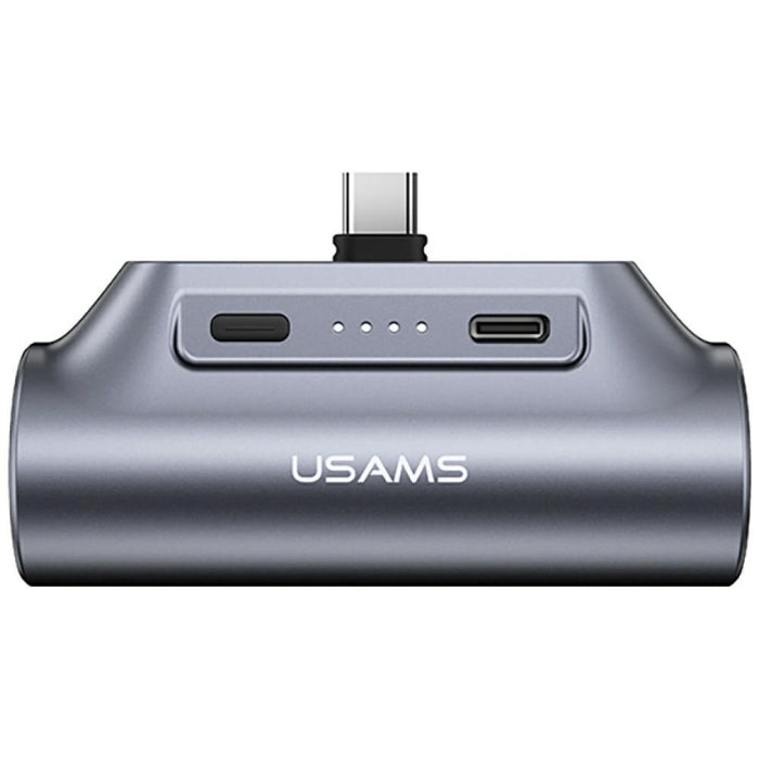Powerbank USAMS M0 Mini Tail Plug Portable M1 M2, сив