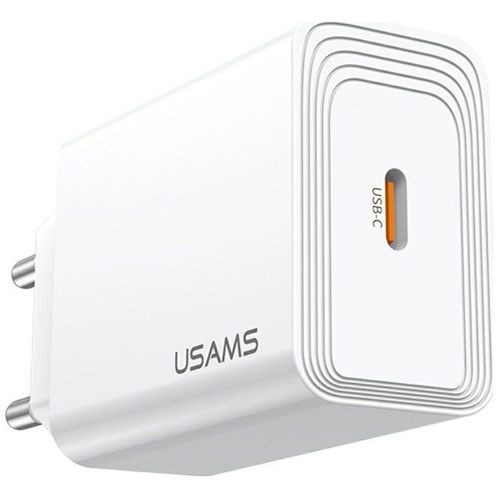 Зарядно USAMS T69 20W, бяло