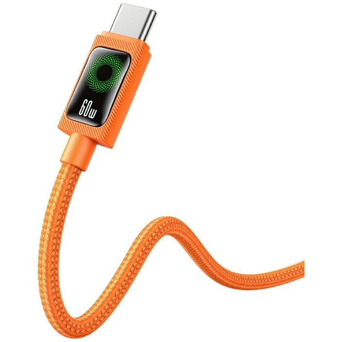 Кабел USAMS PD 60W USB-C 1.2 m, оранжев