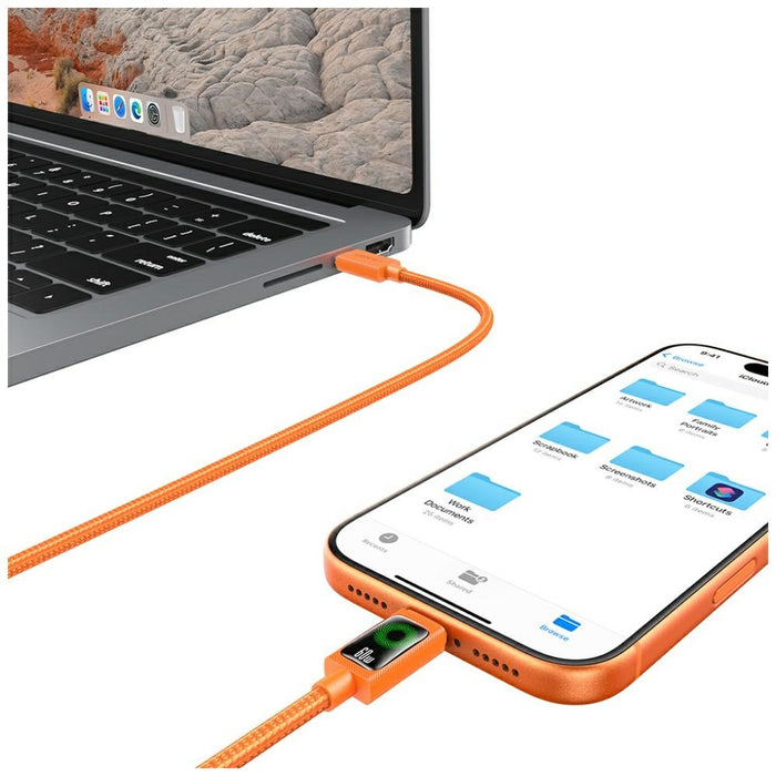 Кабел USAMS PD 60W USB-C 1.2 m, оранжев