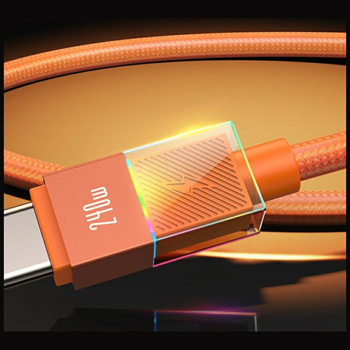 Кабел USAMS PD 240W USB-C/USB-C 1.2m, тъмносребрист