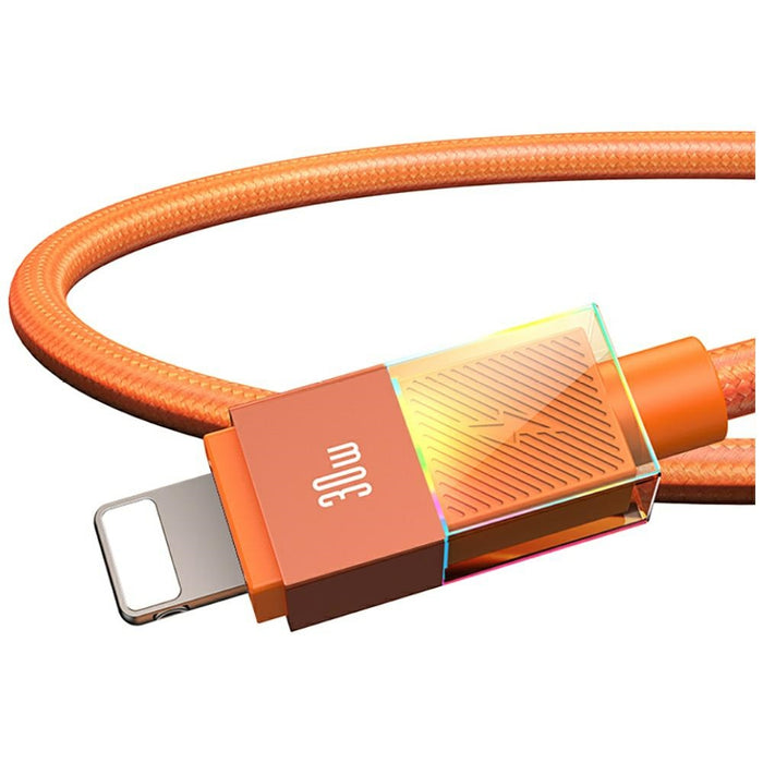 Кабел USAMS SJ776 PD 30W USB-C/Lightning 1.2m, черен