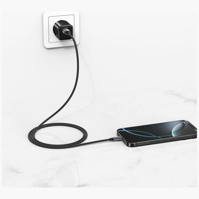 Кабел USAMS U91 18W за USB-C към USB-A, 1 м, мат