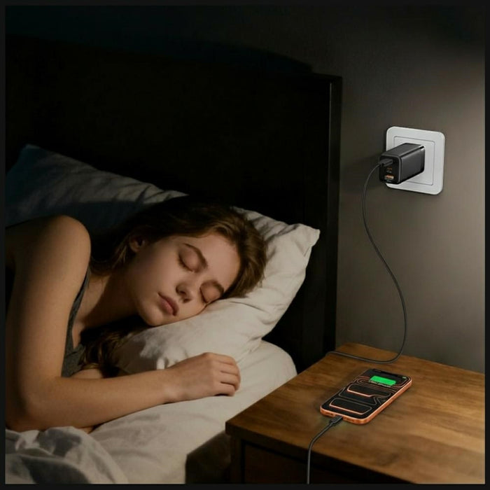 Кабел USAMS U92 60W USB-C към USB-C 1.2м, черен