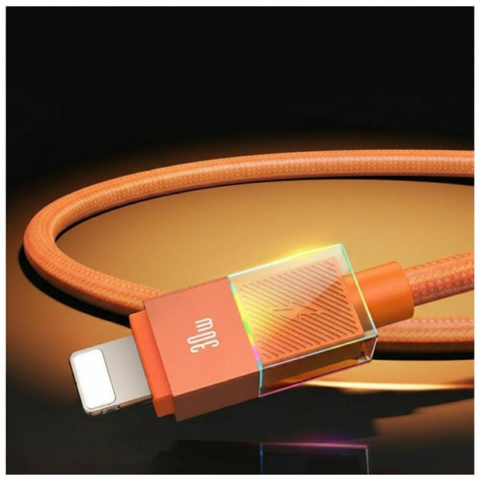 Кабел USAMS U93 30W Lightning 1.2м, оранжев
