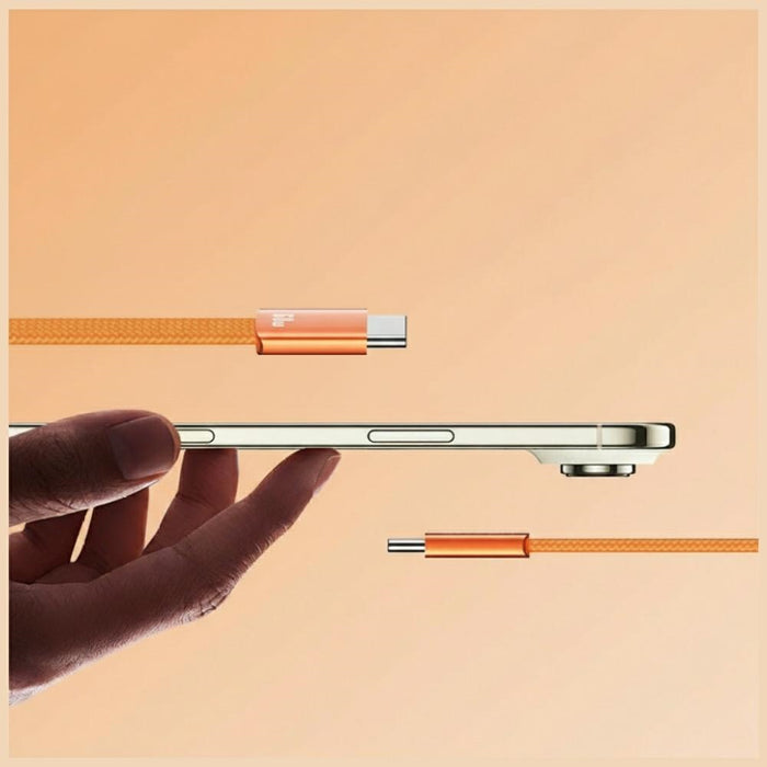 Кабел USAMS U96 60W USB-C към USB-C 1.2 m, синя