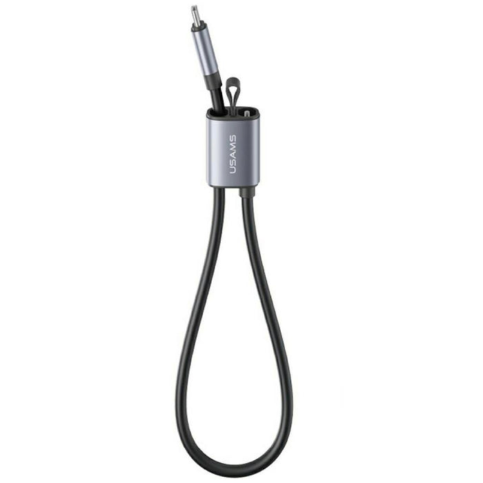 Кабел USAMS U97 60W USB-C за USB-C, с handstrap, матиран