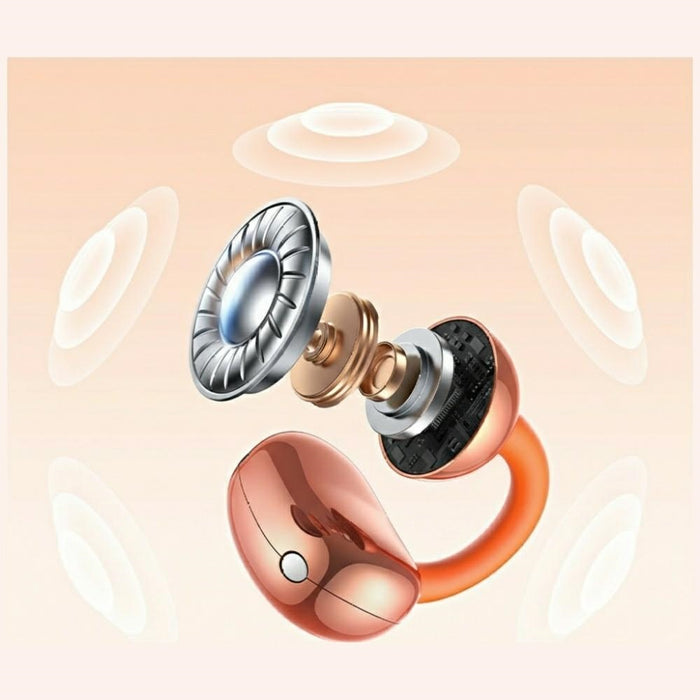 Безжични слушалки USAMS R03 Echo Clip-on 6.0, синьо