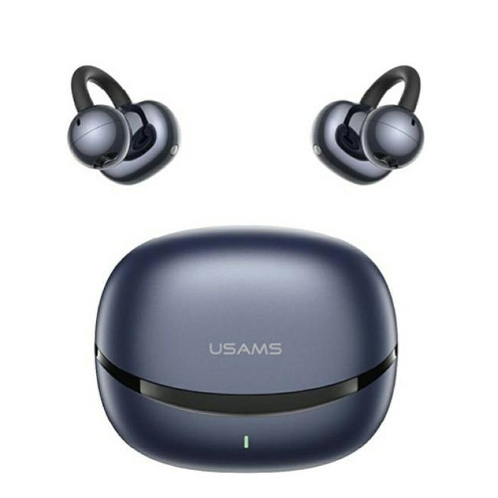 Безжични слушалки USAMS R03 Echo Clip-on 6.0, синьо
