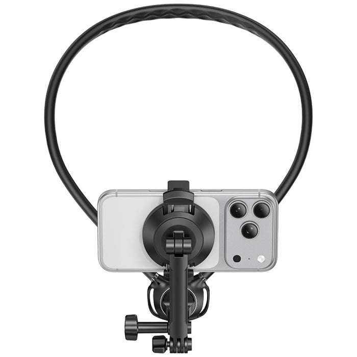 Магнитен держач USAMS JoyGo JOY02 Neck Mount за телефон, черен