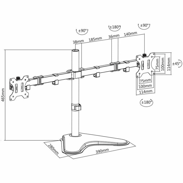 Поставка за монитор V7 DS2FSD-2N 32"