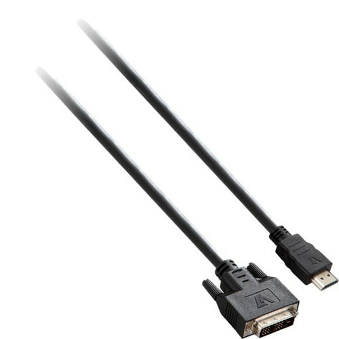 Кабел HDMI към DVI V7 V7E2HDMIDVID-02M Черен 2 m