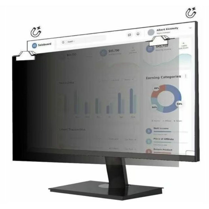 Филтър за Поверителност за Монитор V7 PS215W9AM 21,5"