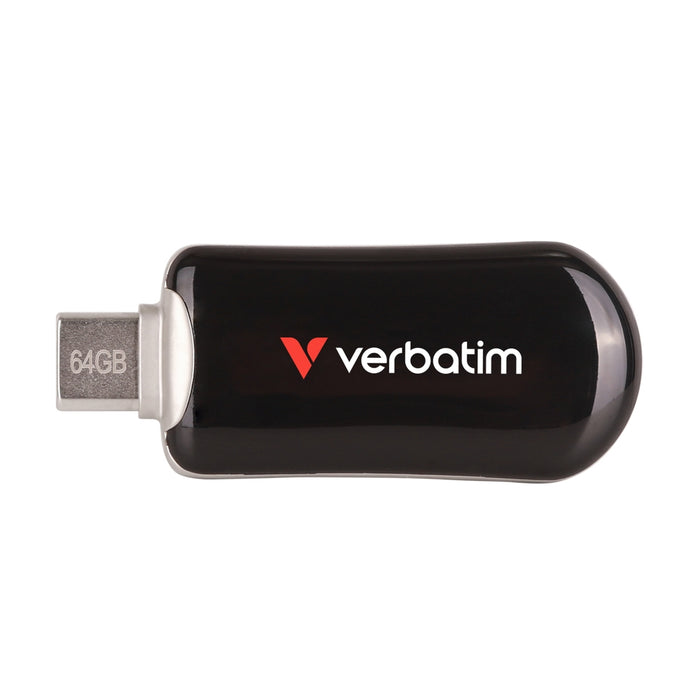 Verbatim Plectra USB-C флаш устройство черно 64GB